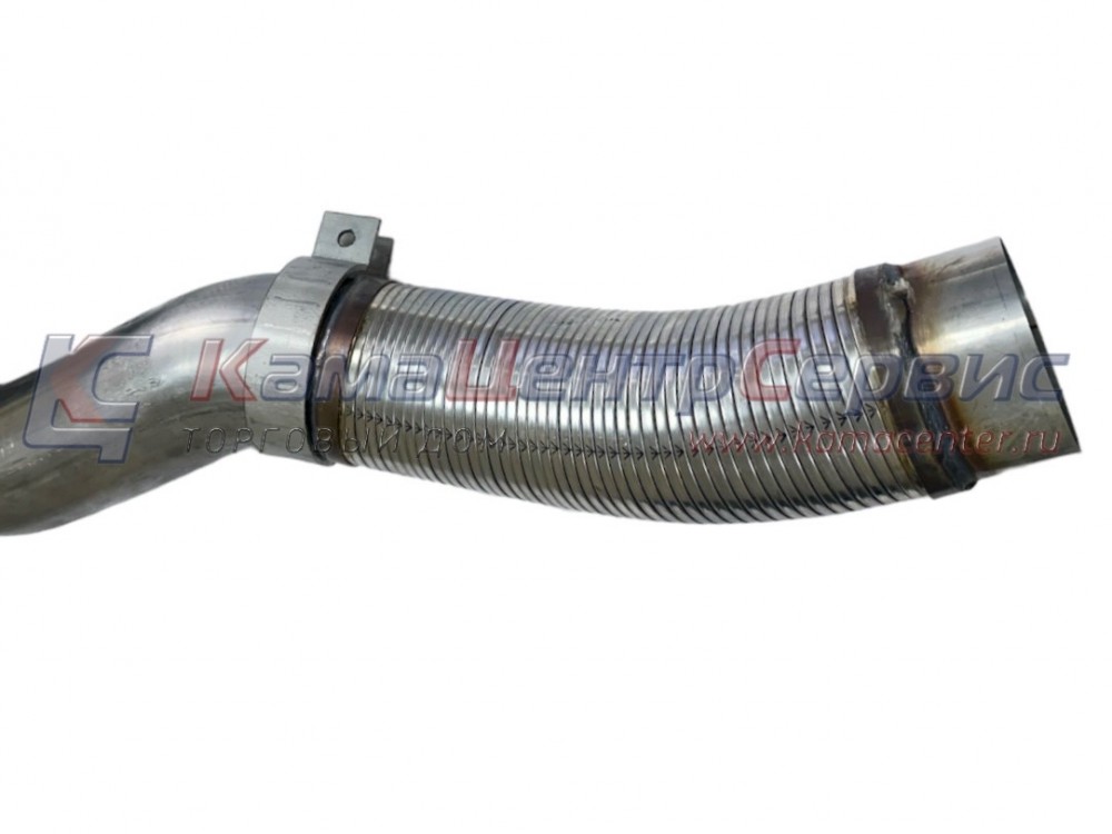 Труба передняя с гофрой (нерж) и резонатором 5AA014