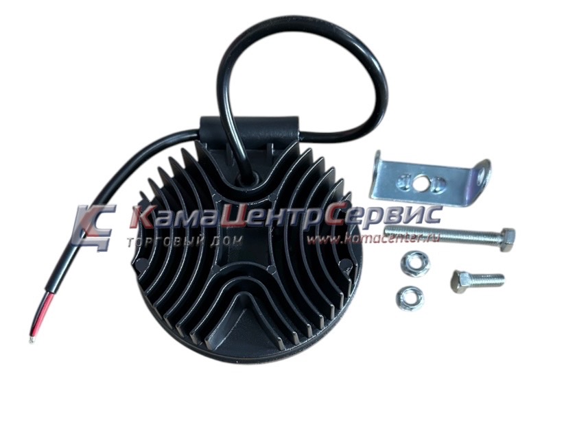 Фара светодиодная 9 диодов 27W, круглая, рассеиваемый свет, (09.1878) АЕ-21 AE27R-9LED-55PC