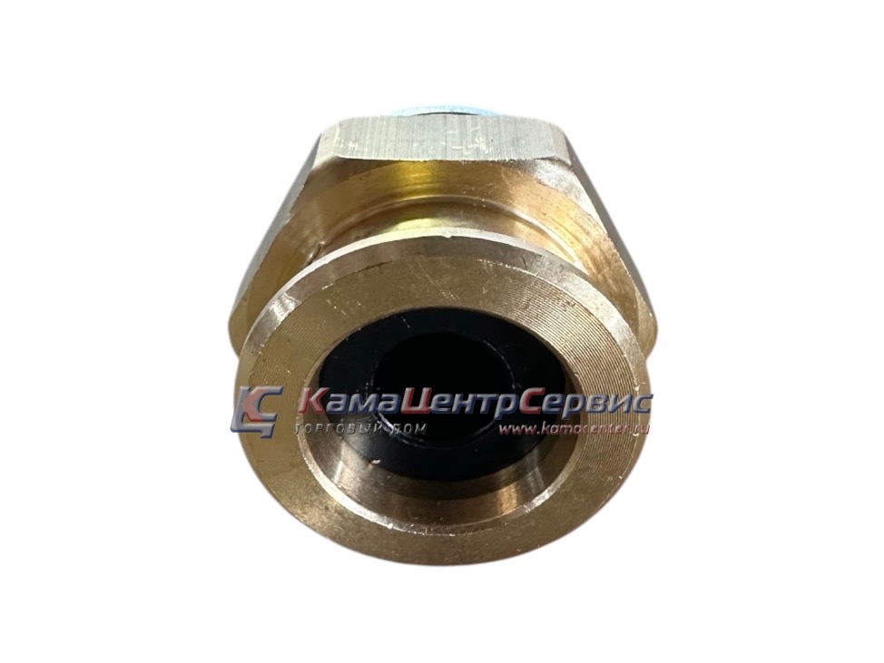 Штуцер системы Common Rail ЕВРО-3,4 М14х1,5x18 (БРОНЗА) с фиксатор трубки (ЗАВОД) 740.70-1104236-0