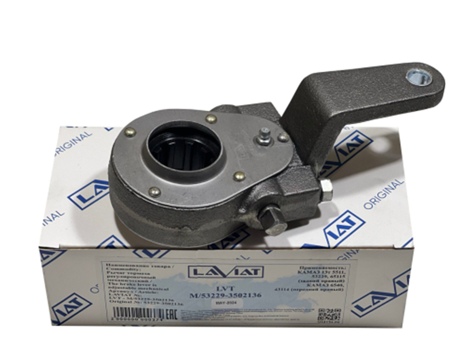 Рычаг тормоза регулировочный механический (аналог 53229-3502136) (трещотка) LVT-M/532293502136