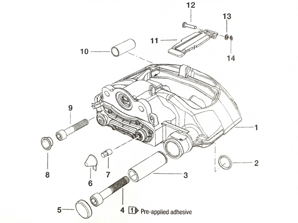 Скоба рационализированная (для дискового тормоза K031678 (SN7380)) К003806