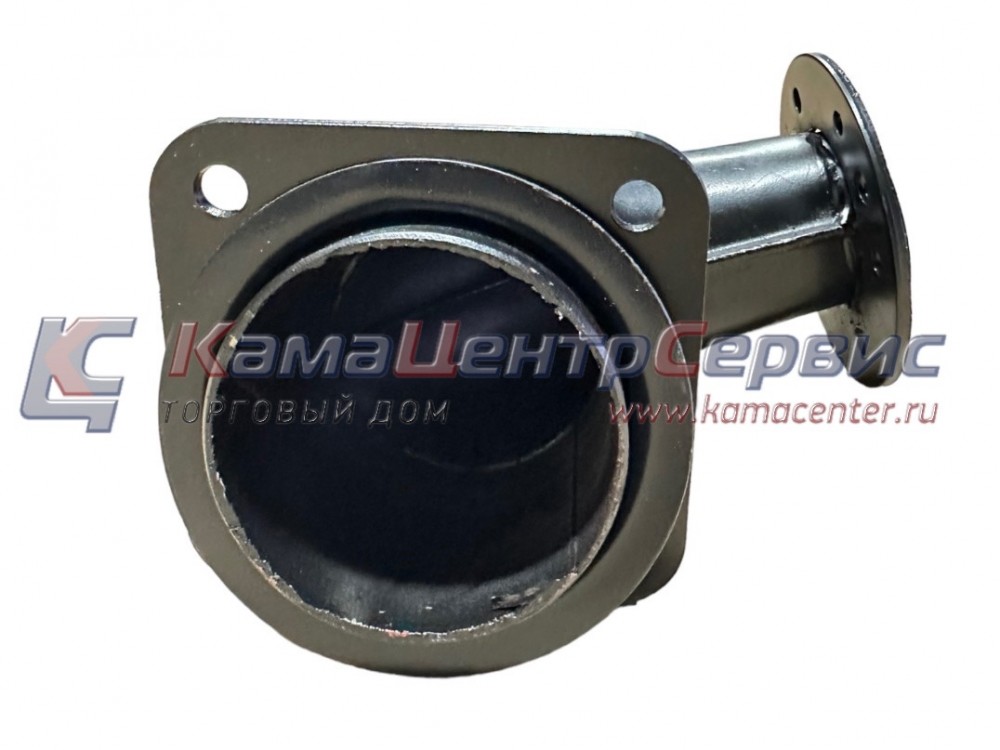 Патрубок приемный 4/6 отв. короткий (147х120+прокл.) (СИЛЬНАЯ СИСТЕМА) 54115-1203010