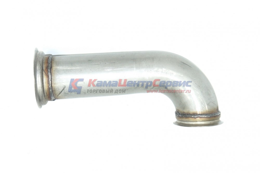 Патрубок приемный на хомутах короткий 6560 (ПАО КАМАЗ) 6560-1203008-32