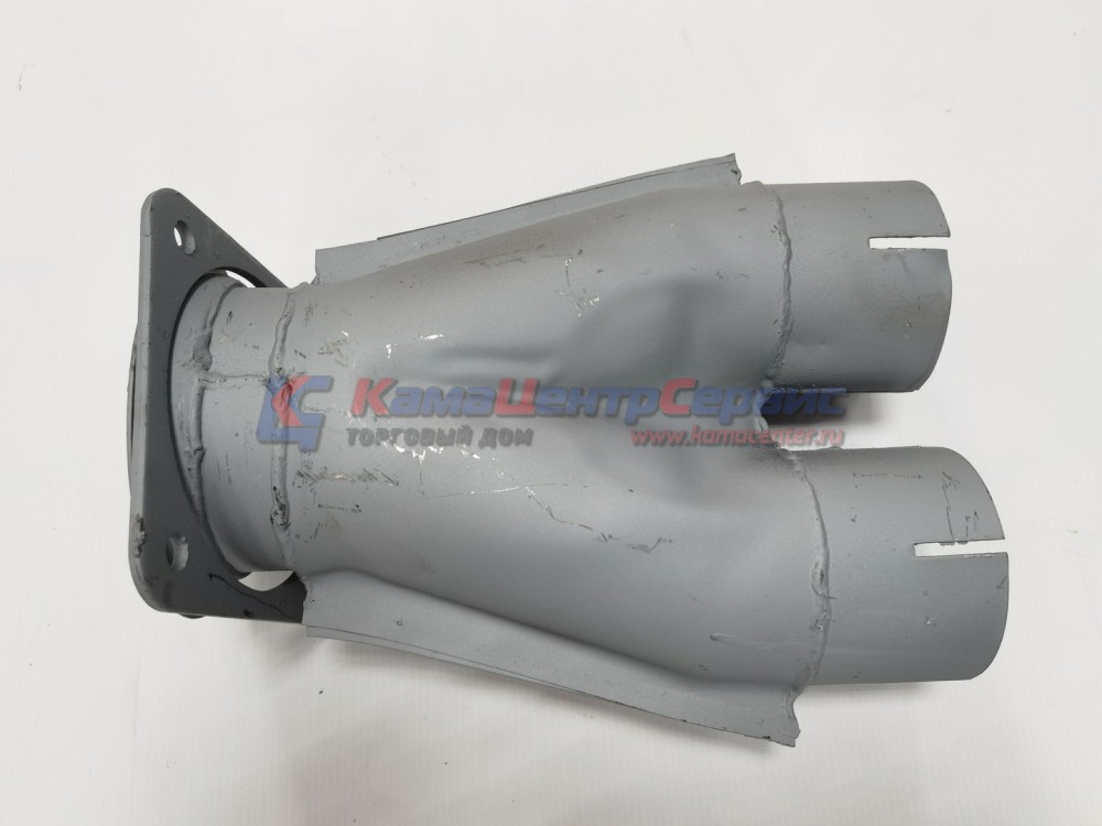 Тройник выхлопных труб прямой 6520-1203035