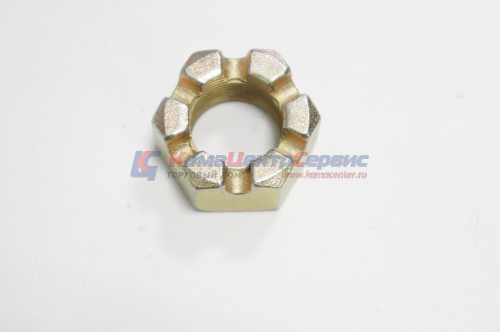 Гайка М24х1,5 рулевого пальца корончатая (ЗАВОД) 853514