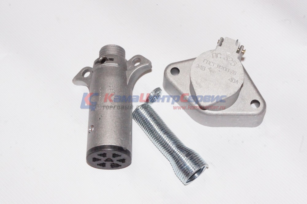 Разъем ПС-325 (вилка + розетка) (СПЕЦМАШ) 5320-3723156/00