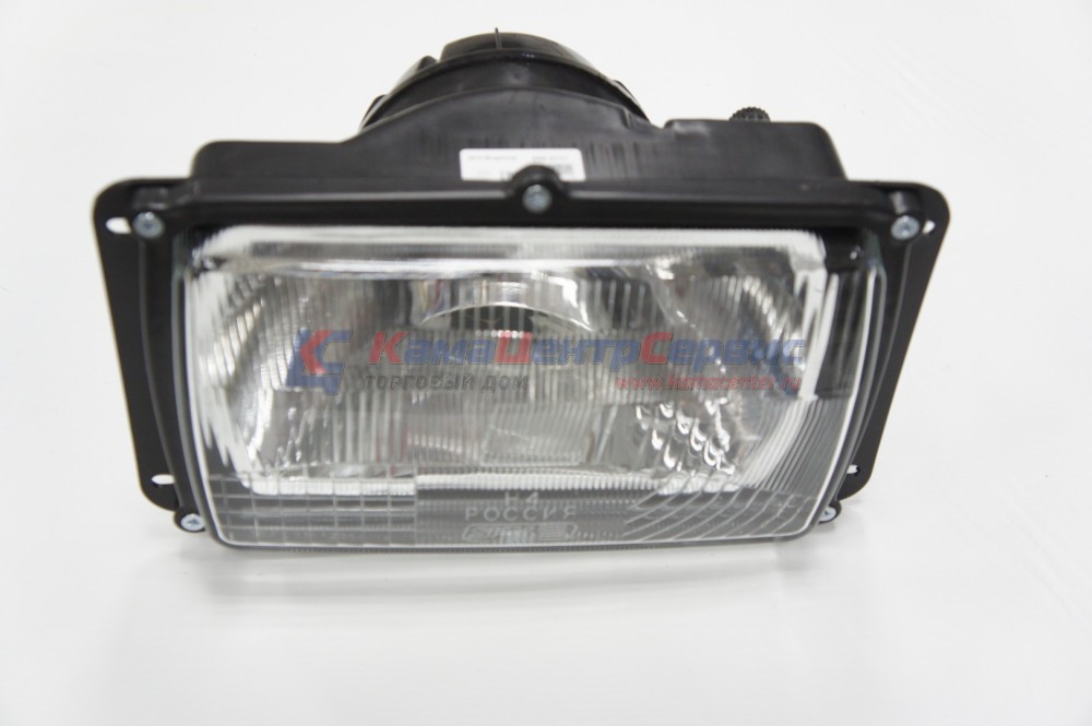 Фара квадратная в сборе Евро рифленый рассеиватель (SKV) 334-3711