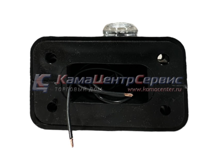 Фонарь габаритный ГФ 3.3 LED4 12/24v бело-красный полукруглое стекло ГФ3.3 LED4