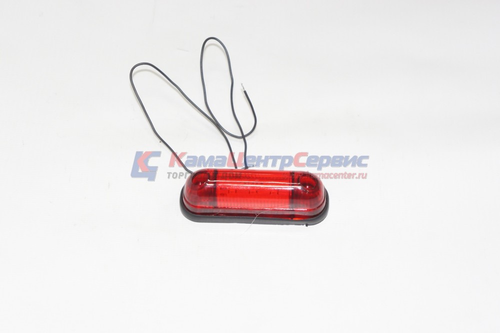 Фонарь контурный диодный 78 красный 12-24В 78-02