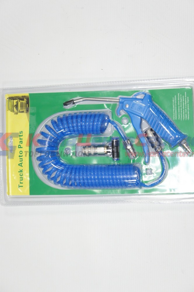 Шланг для продува с пист. фитинг 6мм с быстросъем. АТ-0130 (АТ34511)