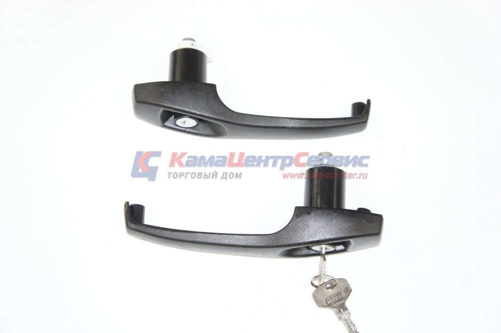Ручки дверные наружные с ключами н/о 65115 (ЗАВОД) 5320-6105040-10