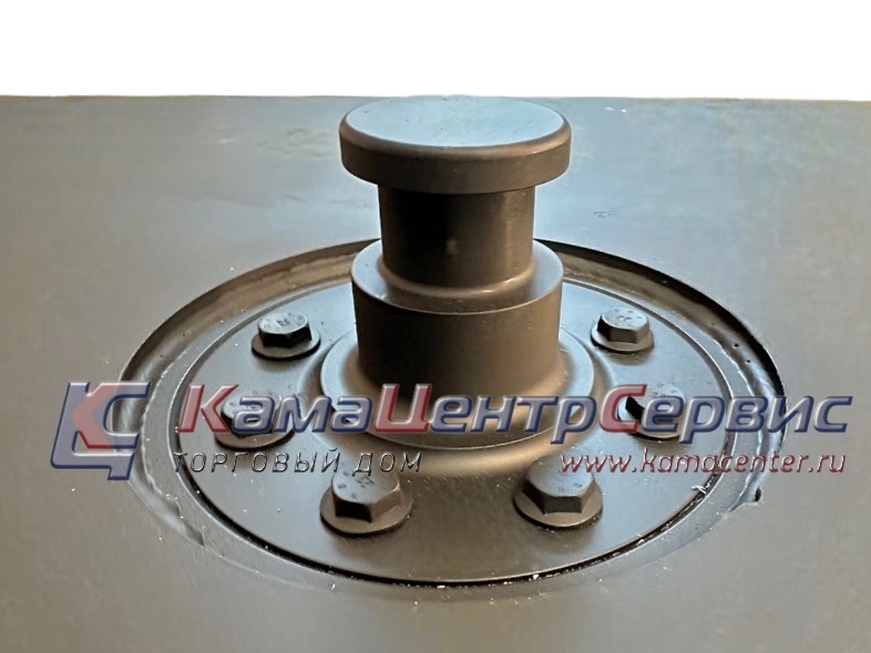 Плита опорная со шкворнем 84х100 5 отв. (ПАО НЕФАЗ) 9674-2704210