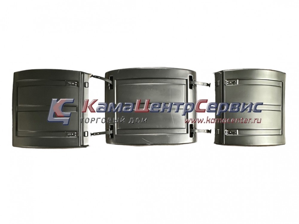 Крыло заднее К-700 двускатное с креплением (из 3-х) усиленное (пластик) L=1252мм (NEO) 15501