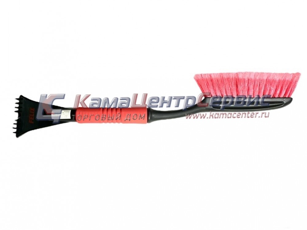 Щетка для снега со скребком и поролоновой ручкой 39907 (ВВ1004)