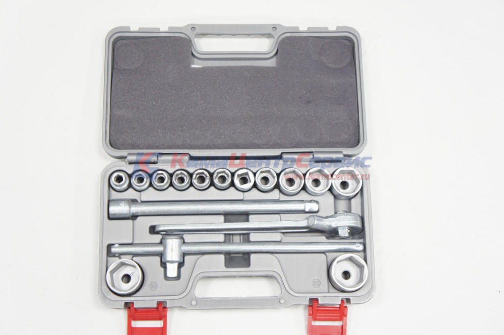 Набор головок в пласт. футляре №2 цинк (КЗСМИ) 